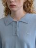 TINKNIT Cashmere Polo Knit_Sky Blue