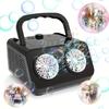 1PC Automatic Bubble Machine Upgrade Bubble Blower with 2 Fans 20000+ Bubbles Per Minute Bubbles for Kids Portable Bubble Maker
