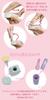 Mother Garden Pretend Play Makeup Pouch Set (Sweet Strawberry) - Wooden Makeup Set for Girls, Dresser Set, Children's Toy, Gift for Girls Ages 3 and U