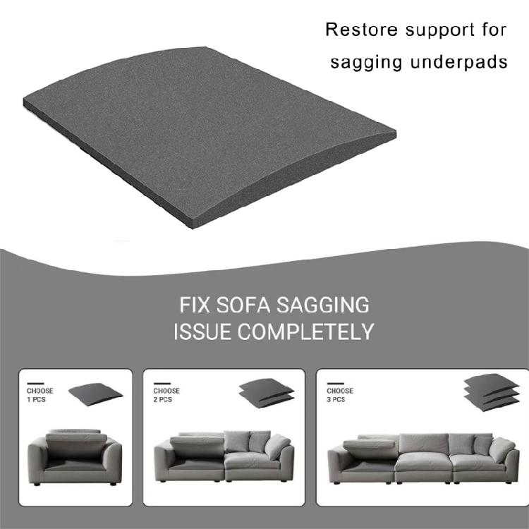 Cushion Support Insert Foam Repair Pad for Sagging Sofas Ergonomic Curved Designs Comfortable Enhancement