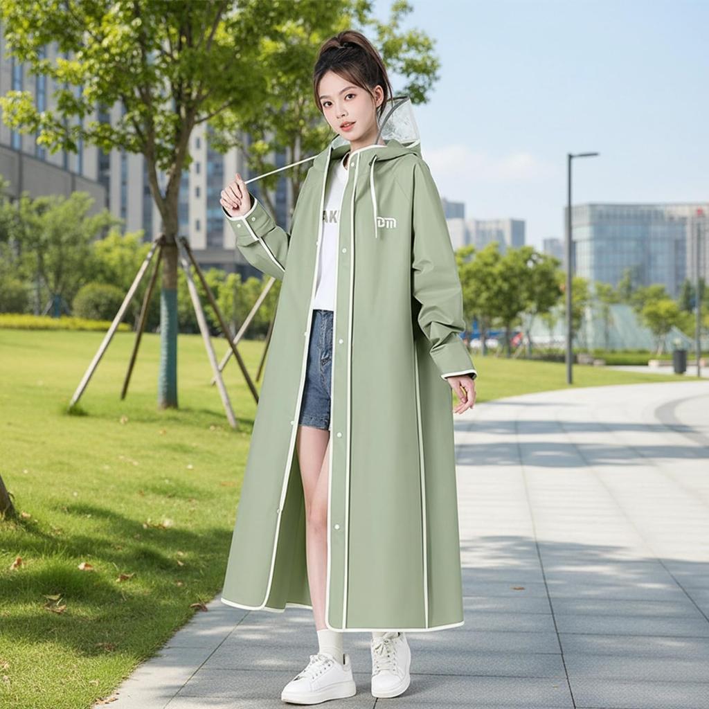 [Alaiyaky] Raincoat, Rain Suit, Long Length, Rain Wear, Rain Coat,