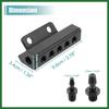 Motoforti Universal Vacuum Manifold Kit 1/8" Ports 1/2" Interfaces Block Intake Manifold for Car Fuel Gas Wastegate Turbo Boost Long-lasting