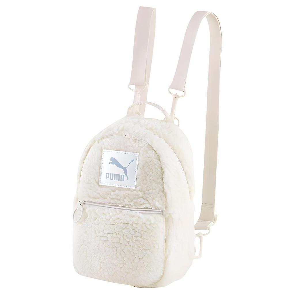 New PUMA Sherpa Backpack Mini Women's White 078190-03