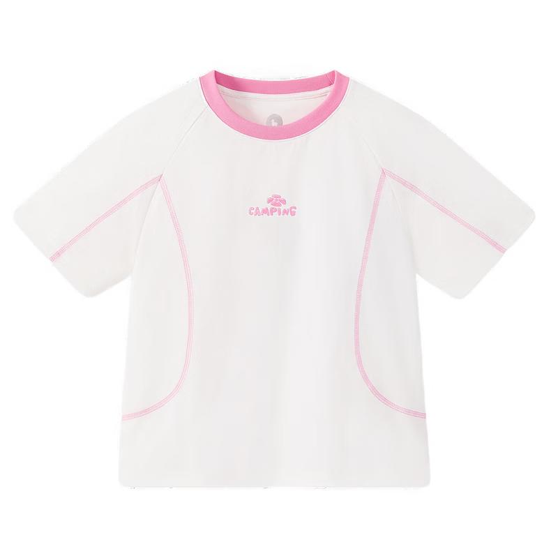 MQD Girls  Outdoor Dog Graphic Short Sleeve T-shirt 150