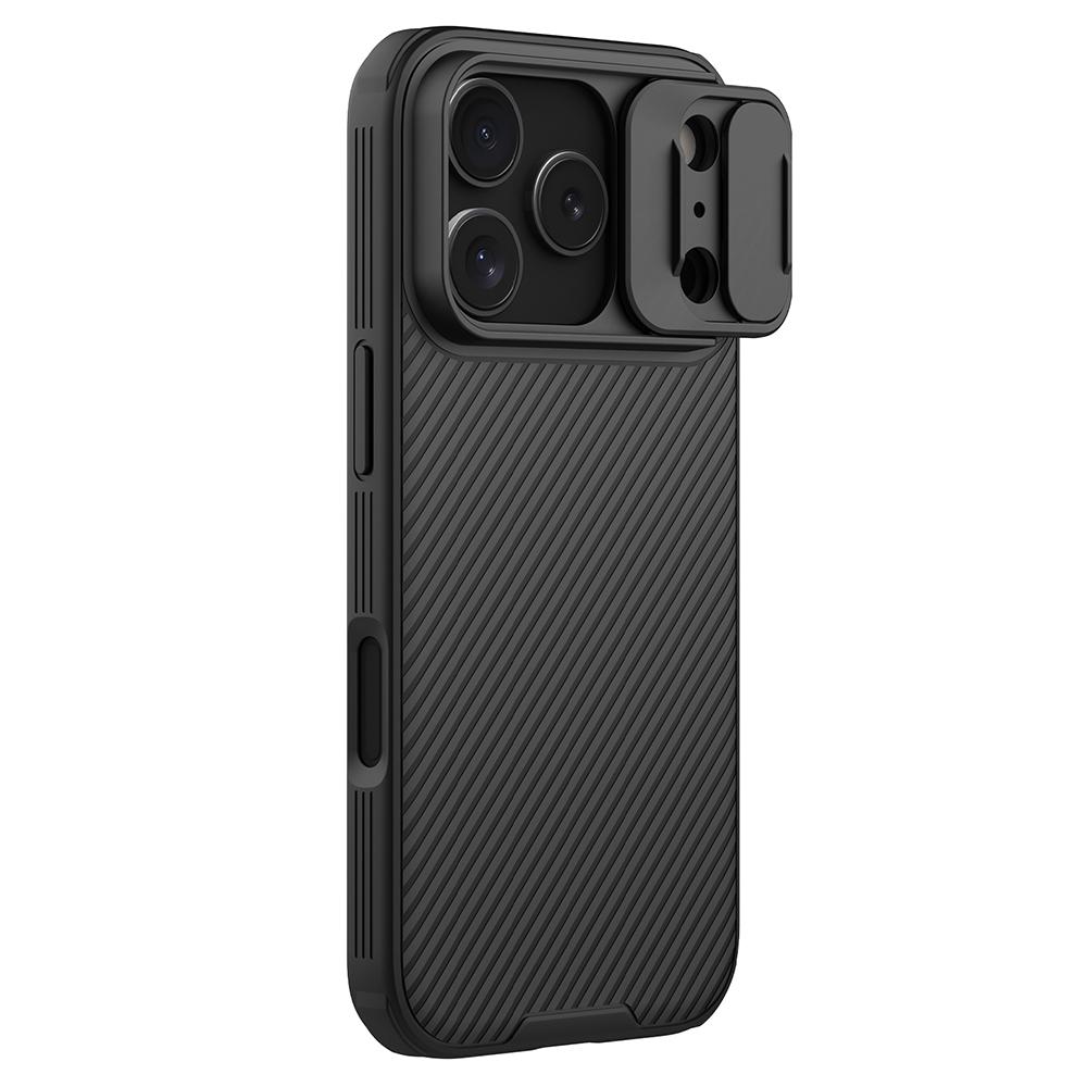 Чехол NILLKIN серии Camshield Pro для iPhone 17 Pro, ПК + ТПУ, сдвижная крышка камеры, чехол для телефона A