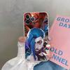 Arcane J-Jinx Anime Phone Case For IPhone 16 15 14 13 12 Mini 11 Pro XS Max X XR SE 6 7 8 Plus Soft Silicone Cover
