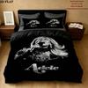 Adele Pattern Bedding Quilt Set Quilt Cover Pillowcase Home Birthday Gift(1 * duvet cover + 2 * pillowcase, without core)