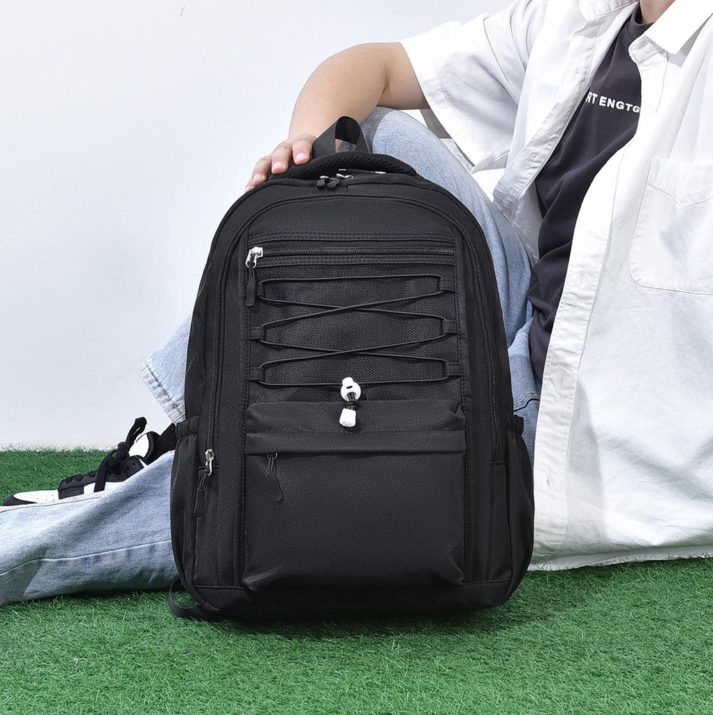 A 15.6-inch Large-capacity Oxford Material For Men And Women With The Same Fashion Simple Leisure Backpack New Student Bag