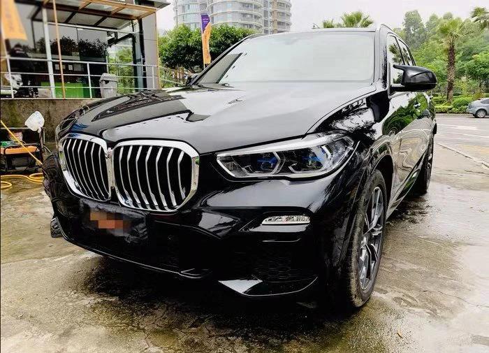 Auto Car Rear View Side Mirror Cover Trim for BMW F25 X3 F26 X4 F15 X5 F16 X6 2014 2015-2018 Bright Black Carbon Fiber Style