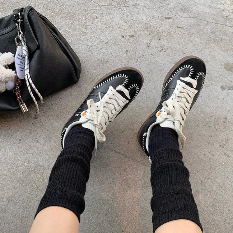 [] Limited New Color~ Retro Hand Stitching Warm Sports Casual Shoes Women's Spring and Autumn