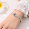 Flat Bead Fatima Lucky Clover Life Tree 925 Silver DIY Style Jewelry Accessories Bracelet Beaded Bracelet
