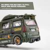 1/24 Scale Wuling Hongguang Modified Version Van Diecast Alloy Car Model for Boys  Kids Toy Vehicles Sound Light Gift Boy Girl Friend