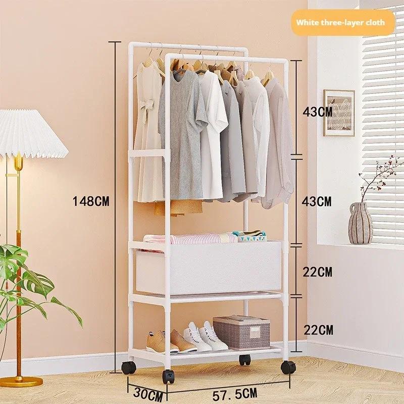 

ZEXEF Double Lever Movable Multi-layer Shoe and Hat Clothing Rack with Storage Box Clothing Shoe and Hat Clothing Storage Rack белый