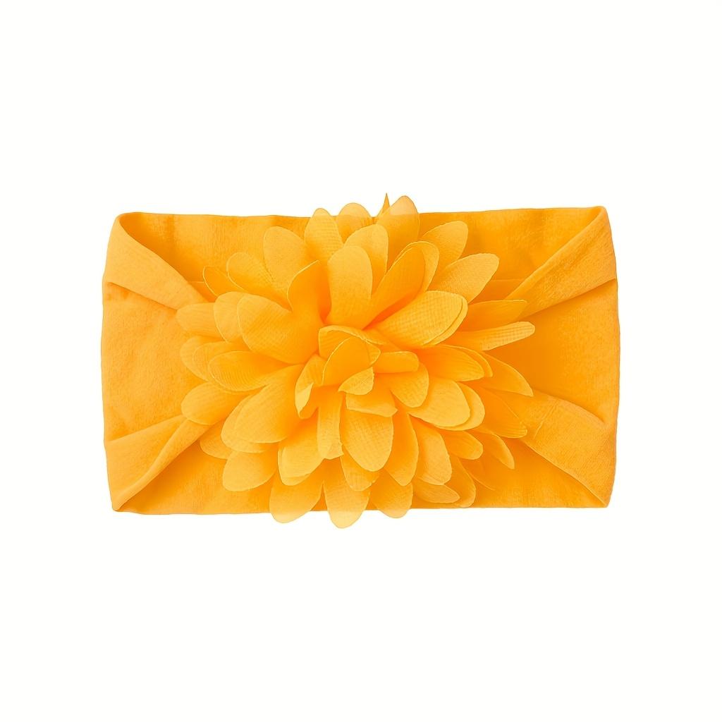 High Quality14pcs Baby Girls' Soft Stretch Nylon Headbands - Pastel Floral Hair Accessories with Elastic Comfort Fit, Cute Princess Headscarves for