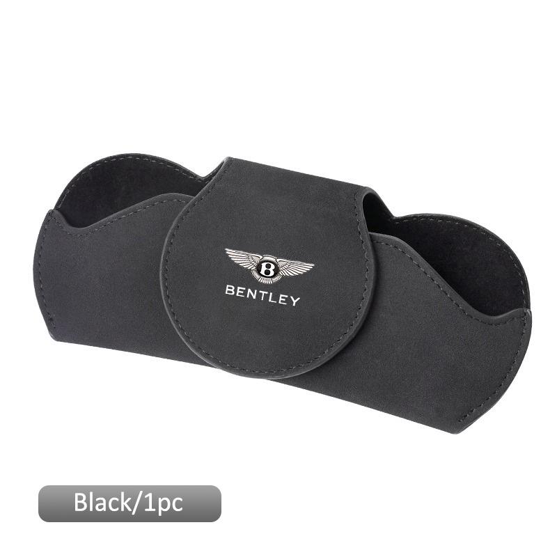 

Sunglasses Clip Storage Car Glasses Case Sun Visor Glasses Holder for New Bentley Flying Spur Continental GT Bentayga Mulsanne чёрный