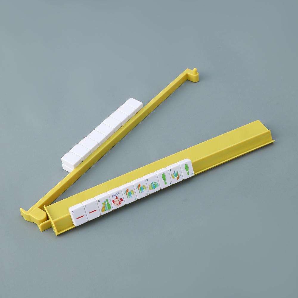 American Multi-Color Non-Slip Mahjong Rack and Tile Pusher