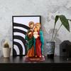 Holy Family Statue Jesus Figurine Craft Nativity Scene for Desktop Home Gift Home Decor Sculpture Mary Joseph