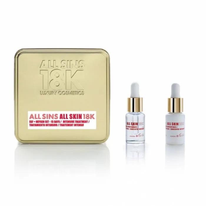 All Sins 18k All Skin Efg Oxygen 15 дней интенсивный набор для лечения 2 шт.