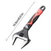 Adjustable Large Opening Wrench Universal Spanner CR-V Steel Mechanical Workshop Repair Tools Car Bicycle Wrench Hand Tools
