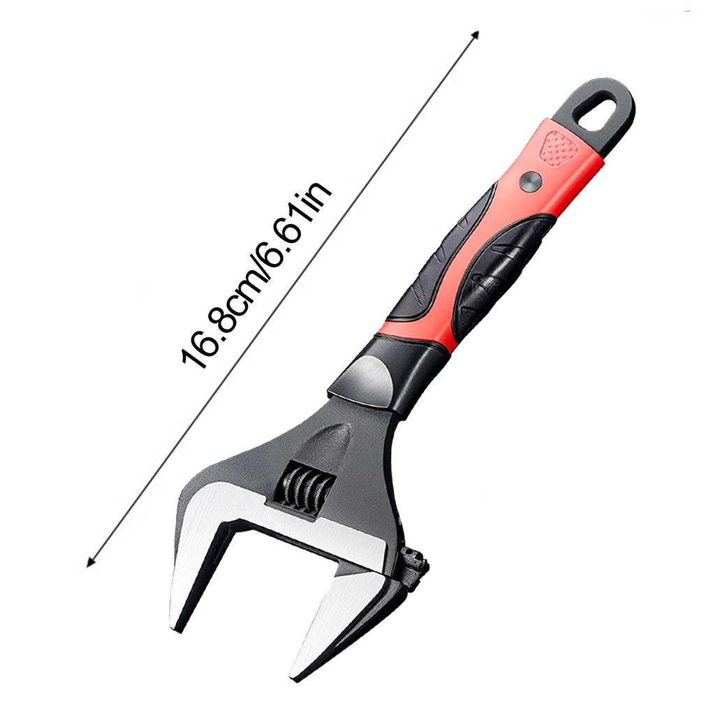 Adjustable Large Opening Wrench Universal Spanner CR-V Steel Mechanical Workshop Repair Tools Car Bicycle Wrench Hand Tools