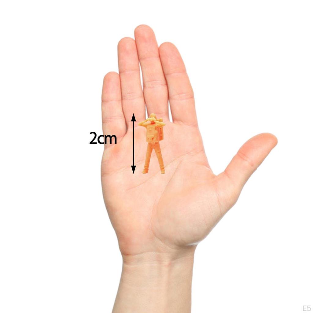 Resin Figures Doll Scenery Landscape Layout Travel Figure for Garden DIY Scene Decoration