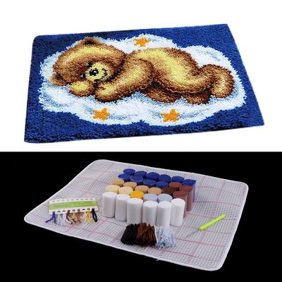 Knot Carpet To for Children And Adults, Sleeping Bear Pattern