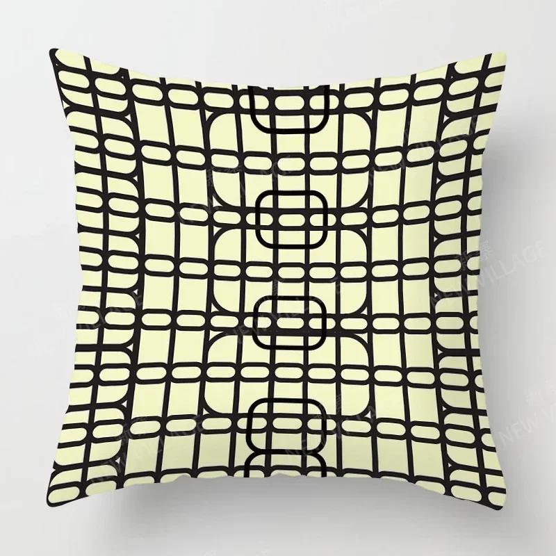 Nordic Fall Home Decor Autumn Throw Pillow Case Sofa Cushion Cover Modern   X   X Geometry