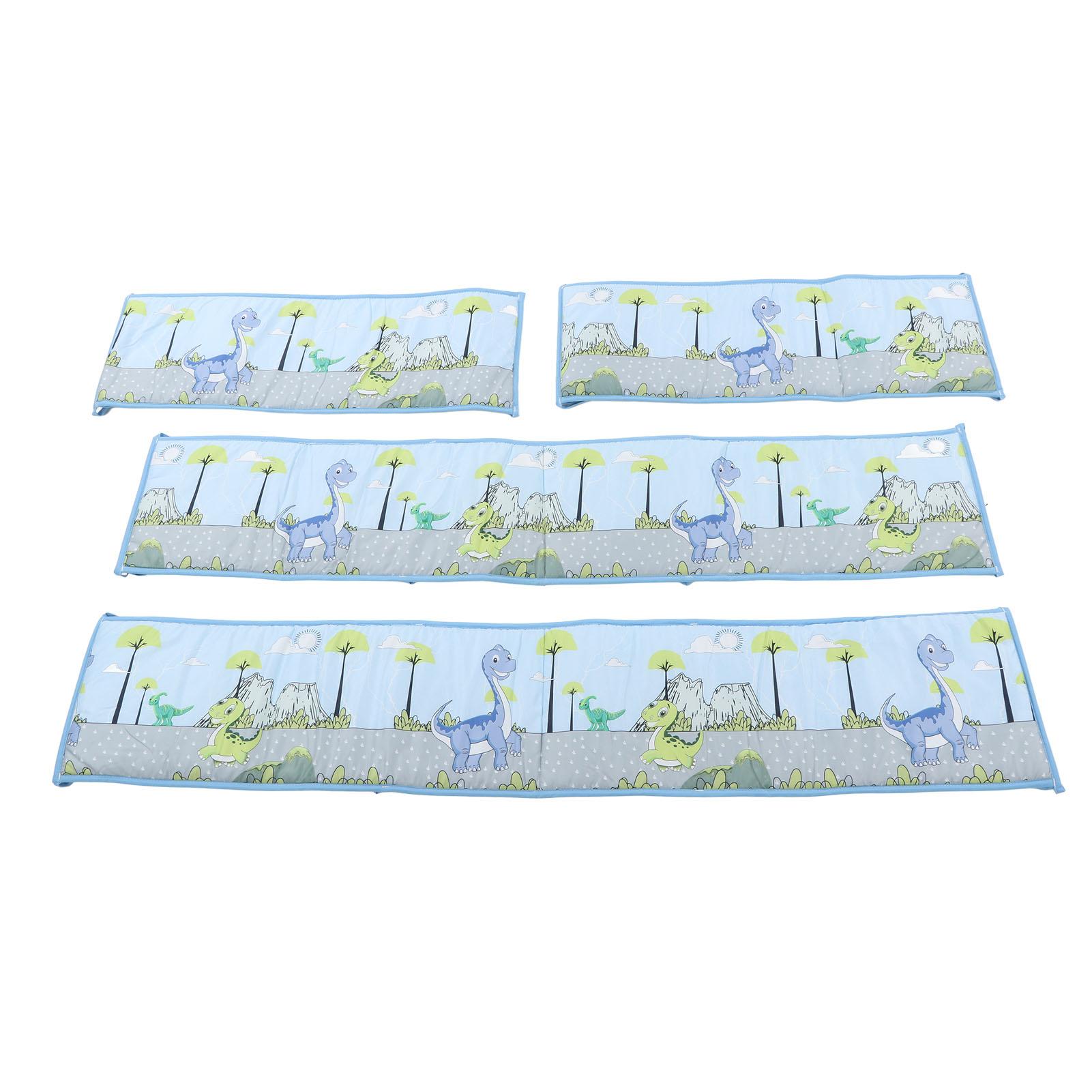 

Подкладка для кроватки надежно закреплена, предотвращает столкновения, повышенная защита, бампер для кроватки