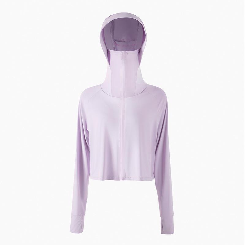UPF 50+ Women's Summer Sun Protection Shawl: Ultra-Thin, Breathable, Anti-UV Ice Silk Jacket.