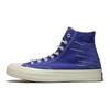Converse 1970s Chuck Hi QS Distressed Patch High Top Canvas Shoes Unisex Sneakers Blue 158604C