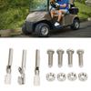 Club Car Charger Receptacle Plug 3 Pin Terminals Contacts Wire Connectors with Screw Nut 604321 Replacement for EZGO RXV