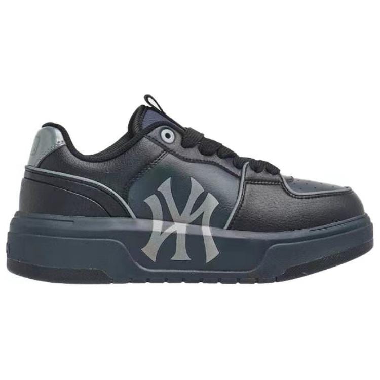 MLB New York Yankees Low top Skateboard Shoes Unisex Black 3ASXCLB3N-50BKL