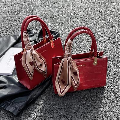 Women's Bag 2025 New Bride Red Wedding Bag Versatile Female Mother Bag Tote Large-capacity Handbag Bag
