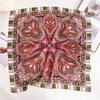 National style cashew silk scarf women's new imitation silk scarf color matching versatile fashion shawl bag head tied hair scarf