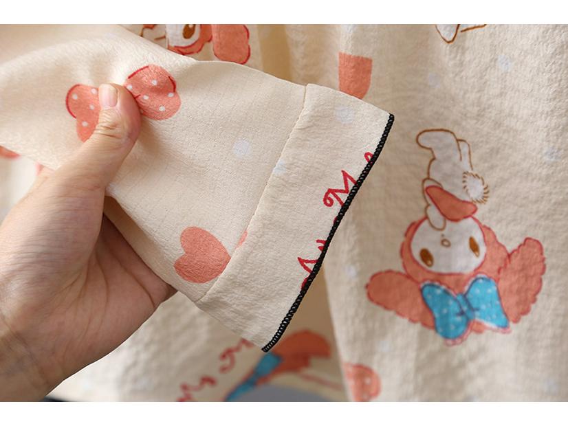 Cross-Border Girls' Cotton Cartoon Pajama Set - Long Sleeve Princess Homewear for Spring and Autumn.