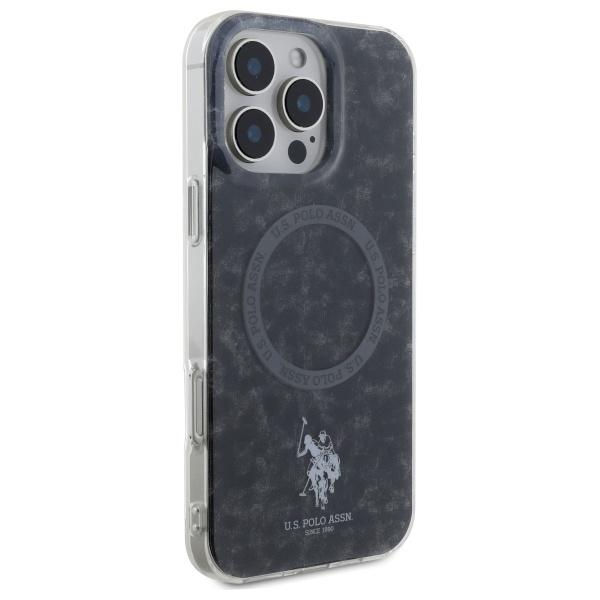 Us Polo Ushmp16Xhocldpk Iphone 16Pro Max 6.9 Czarny/Black Iml Ring Magsafe
