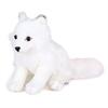 Carolata Arctic Fox Plush Toy Realistic Fox Animal Toy Doll Gift Present Birthday Christmas Present (Sitting Series/Soft Touch) (Twice Tested) /