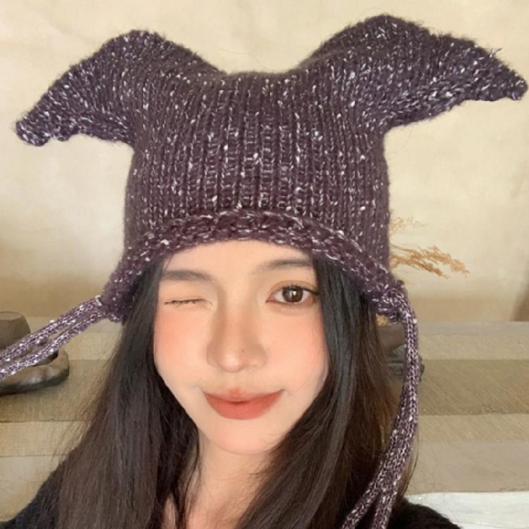 Fun Knitted Beanies Hat Novelty Clown Caps for Women Girl Winter Daily Headwear