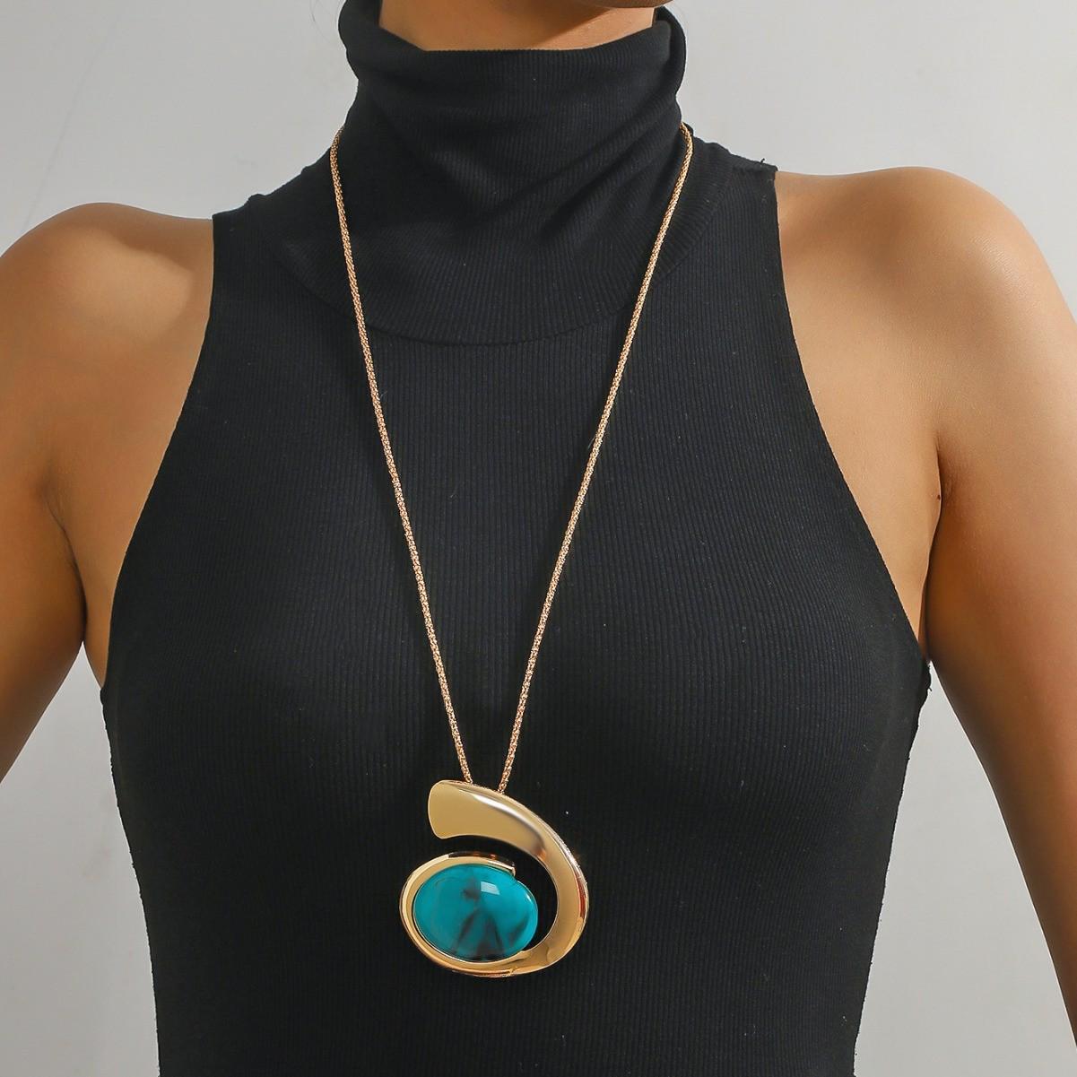 

Винтажные бирюзовые золотые серьги-подвески: Европейско-американский набор для модного заявления