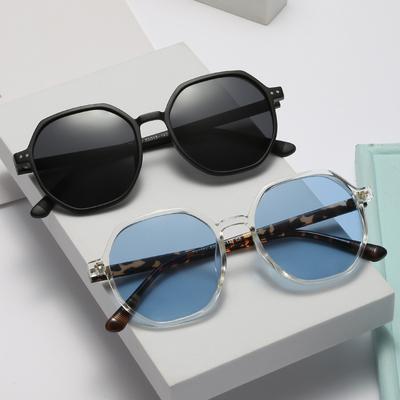 Multilateral Plain Polarized Sunglasses For Men And Women Couples Street Sunglasses Sunshade Glasses