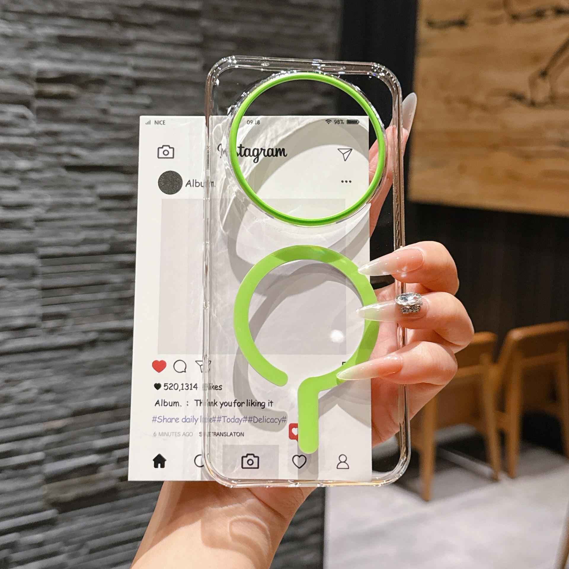 

High Transparency Honor Magic8 Pro Case - No Yellowing, PC Hard Shell, Magnetic Charging Compatible Honor Magic 8