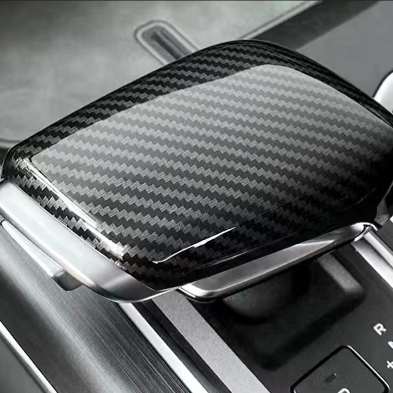 For Changan New CS55 Plus  2024 Interior Styling Accessories ABS Carbon Fiber Shift Knob Cover Car Gear Lever Head Trims