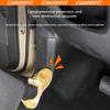 For Chery ICAUR V27 All Inclusive Car Driver Passenger Seats A-pillar Anti Kick Panel Carbon Fiber Pattern Anti Scuffing Panel