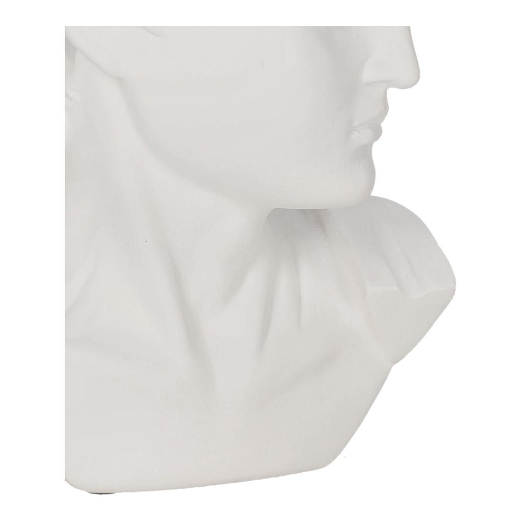 DECORATION white head of David made of plastic CLASSIC