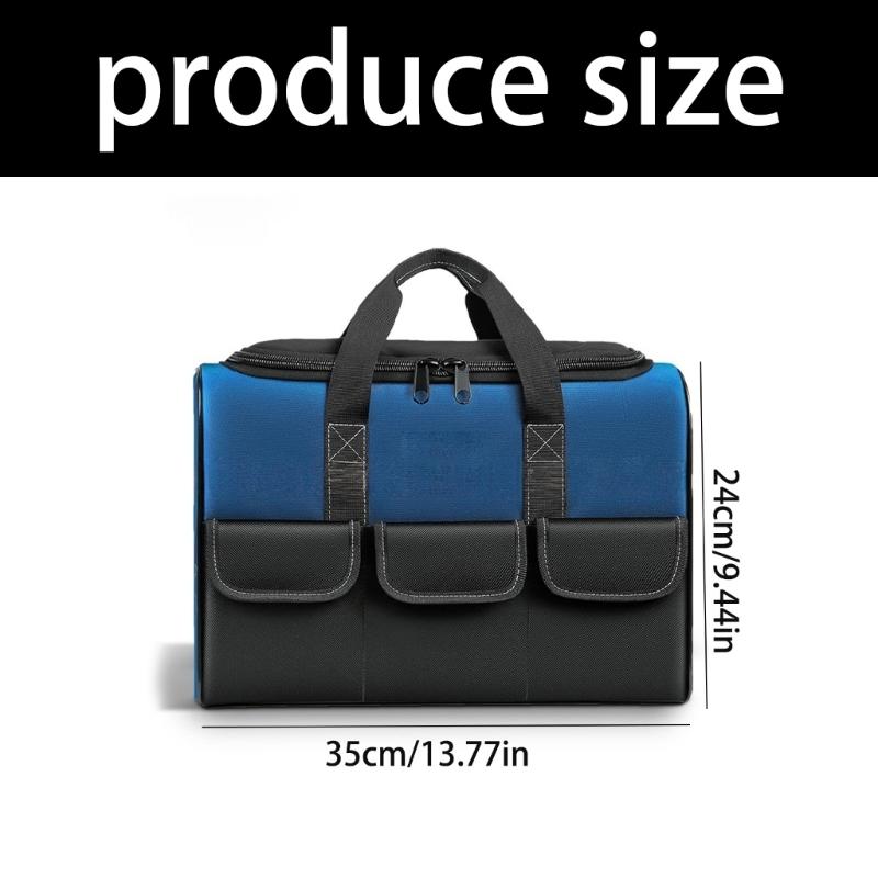 Heavy Duty Tool Organizers Bag With Reinforced Structure AntiCollapse Easy Access Portable Hand Carry Design Case