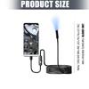 Type C USB Endoscope 7mm Flexible  Inspection Camera Waterproof Adjustable LED Light for Smartphones Tablets Computers