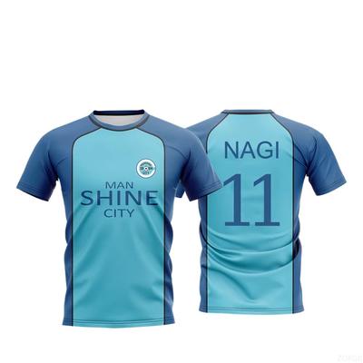 Blue Lock Manshine City Uniform Shirt T-shirt NAGI Japanese Anime Role Playing Top Men's and Women's Maillot