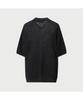 IRO Loom Cool Touch Short Sleeve Collared Knit - Black