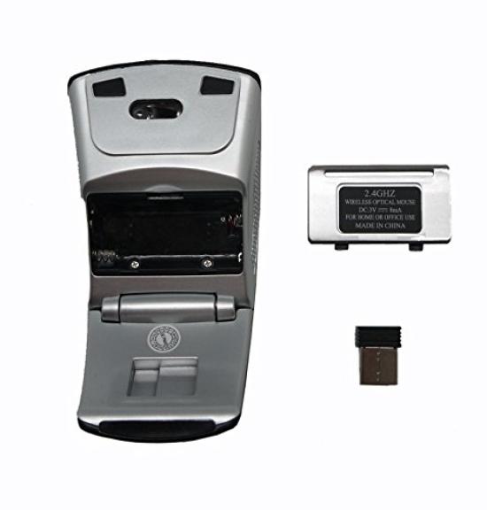 Washodo Wireless Mouse Popular Foldable Mouse No Receiver Required Optical Wireless Energy Saving Power Saving Touch Mouse Wireless Laser USB Receiver