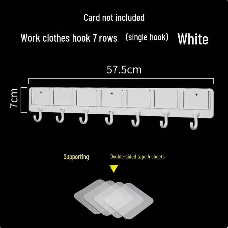 Fuhao Wall-Mounted Coat Hooks (Set of 7)